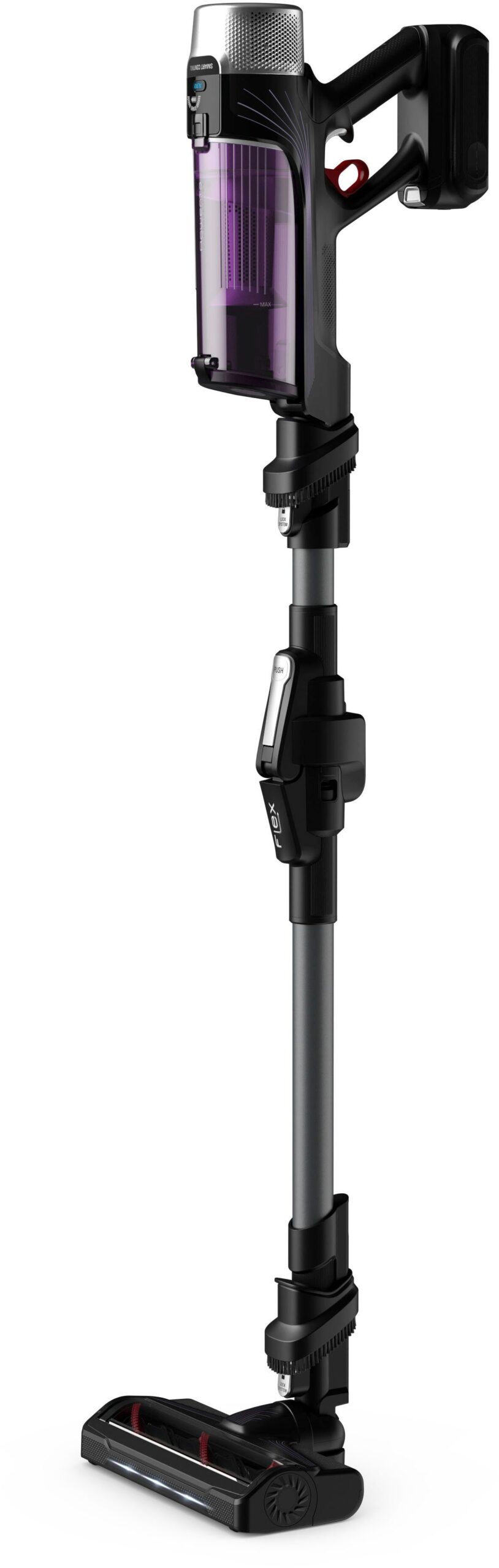 Rowenta Akku-Hand-und Stielstaubsauger RH2038 X-Force Flex 9.60 Allergy, 250 W, beutellos, kabellos, hohes Fassungsvermögen, Flex-Gelenk, lange Betriebsdauer – Bild 4