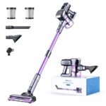 oyajia Akku-Stielstaubsauger kabellos 6in1 Freistehender Akkusauger 25,9V, 235,00 W, beutellos, 50Min. Laufzeit für Hartboden, Teppich, Tierhaare