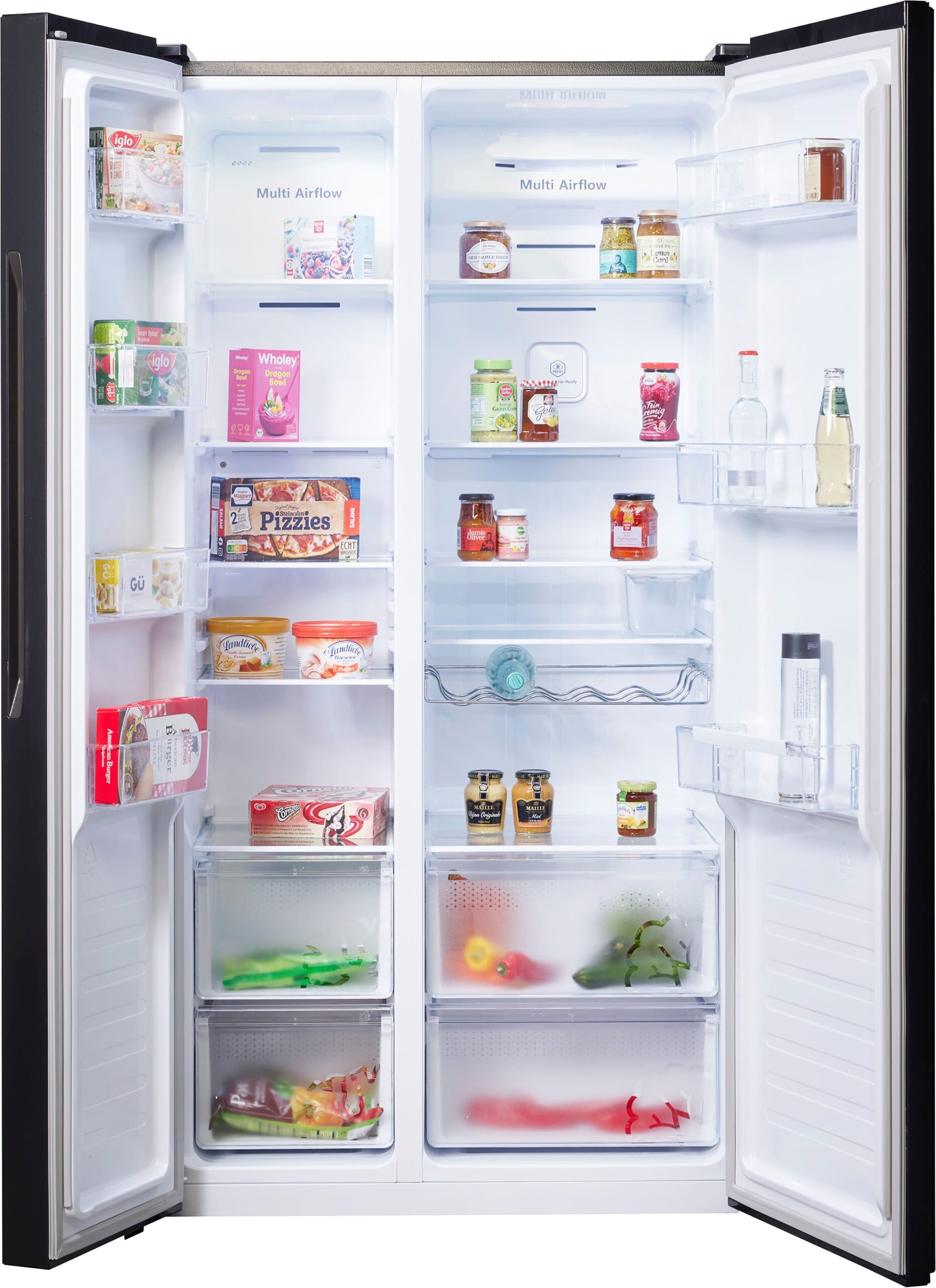 Hisense Side-by-Side RS677N4BFD, 178,6 cm hoch, 91 cm breit – Bild 4