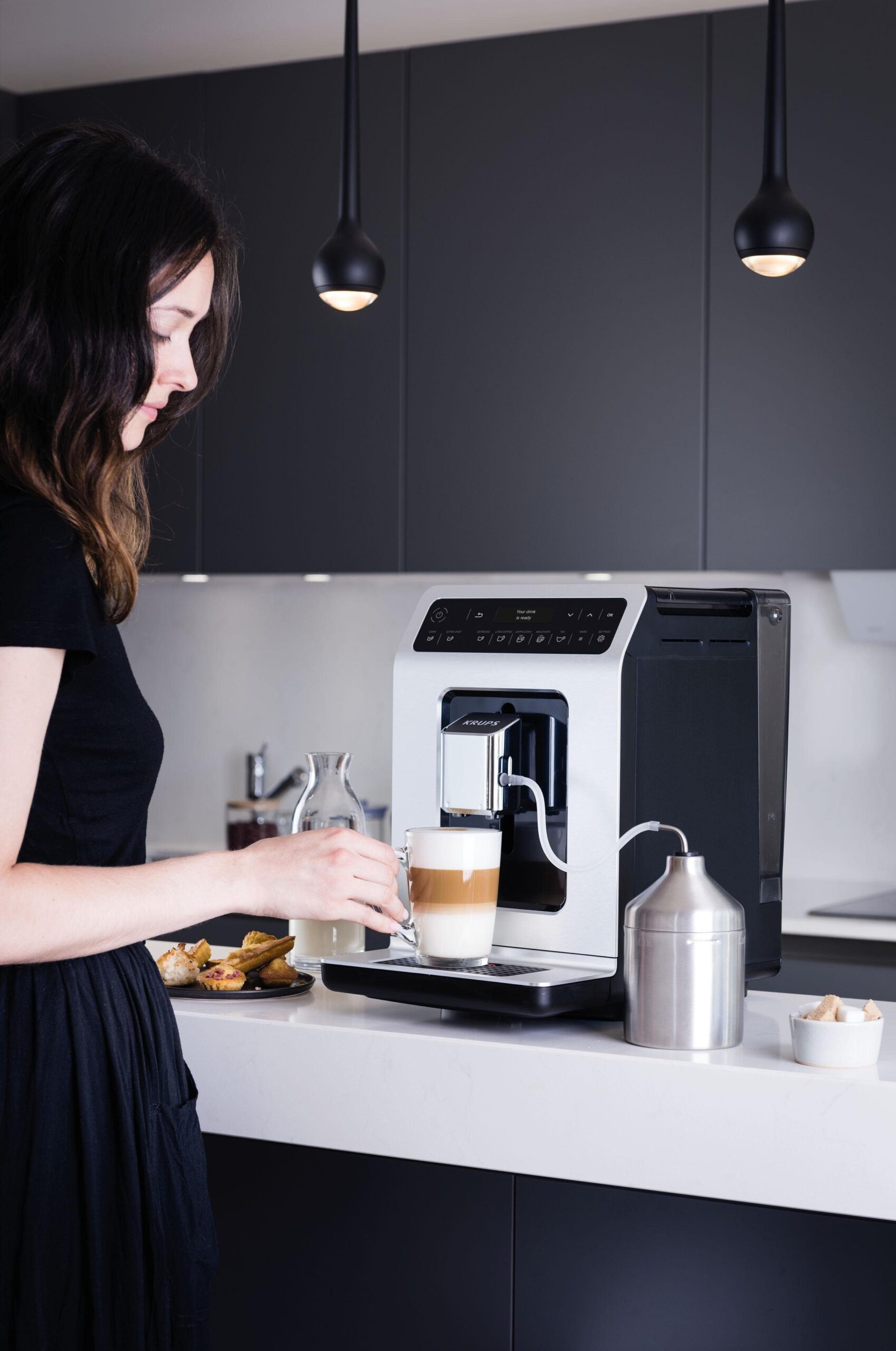 Krups Kaffeevollautomat EA891D Evidence, 12 Kaffee- und 3 Tee-Variationen, OLED-Display und Touchscreen – Bild 17