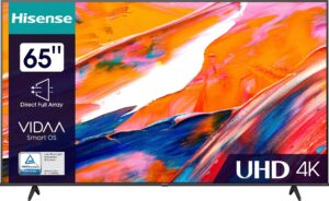 Hisense 65E61KT LED-Fernseher (164 cm/65 Zoll, 4K Ultra HD, Smart-TV, Alexa Built-In, DTS Virtual X, Smart-TV, Dolby Vision, Triple Tuner DVB-C/S/S2/T/T2)