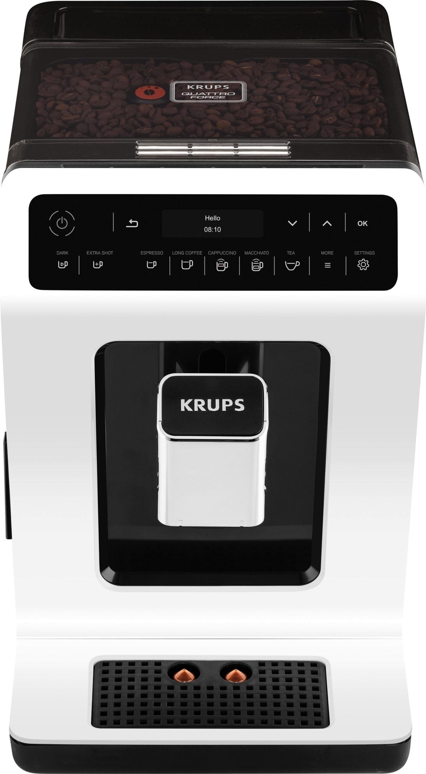 Krups Kaffeevollautomat EA8911 Evidence, inkl. Milchbehälter, intuitiver OLED-Display, extra-großer Wassertank – Bild 3