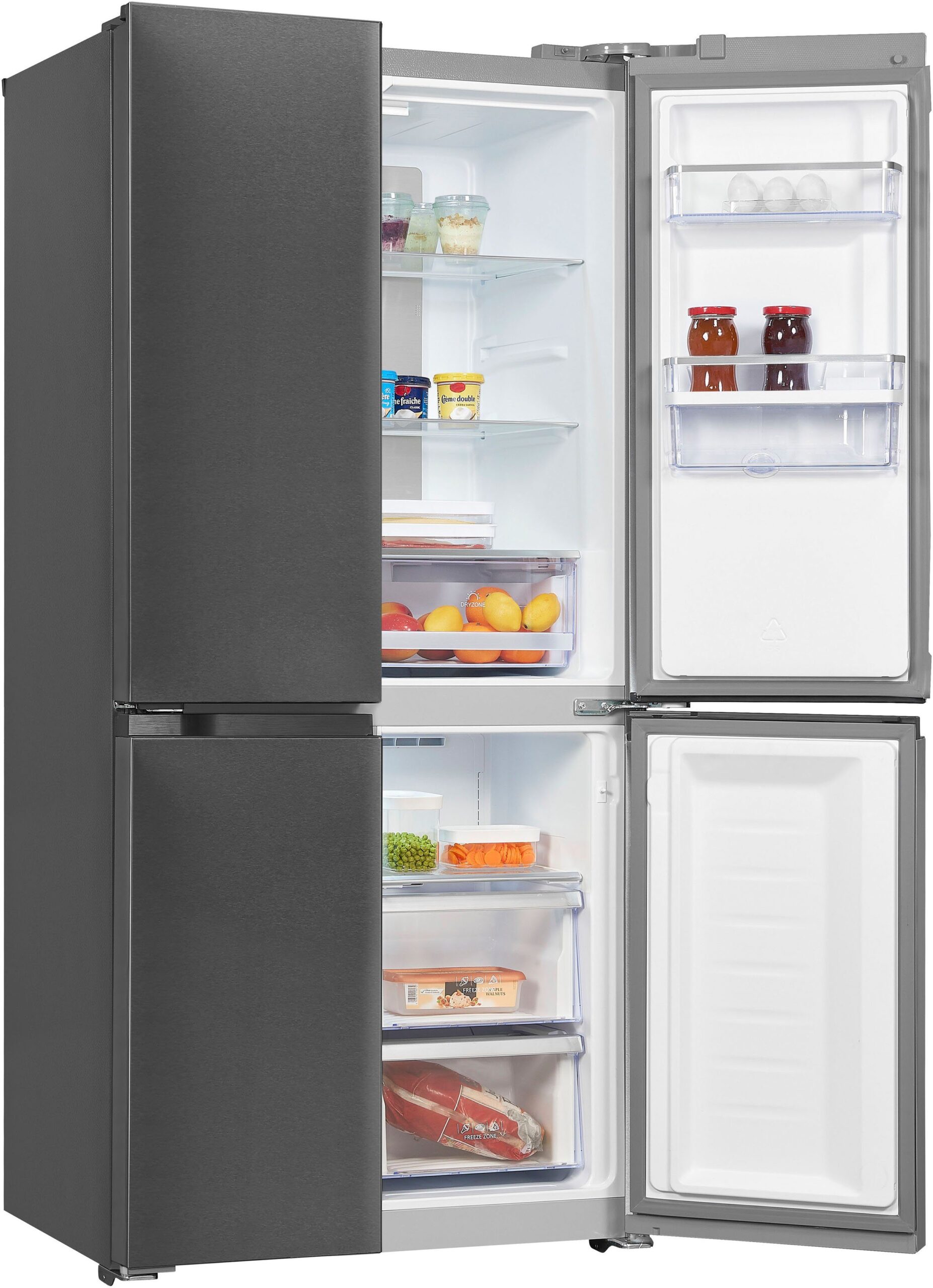 exquisit Multi Door MD430-100-WS-200E inoxlook-az, 183,0 cm hoch, 83,6 cm breit – Bild 4