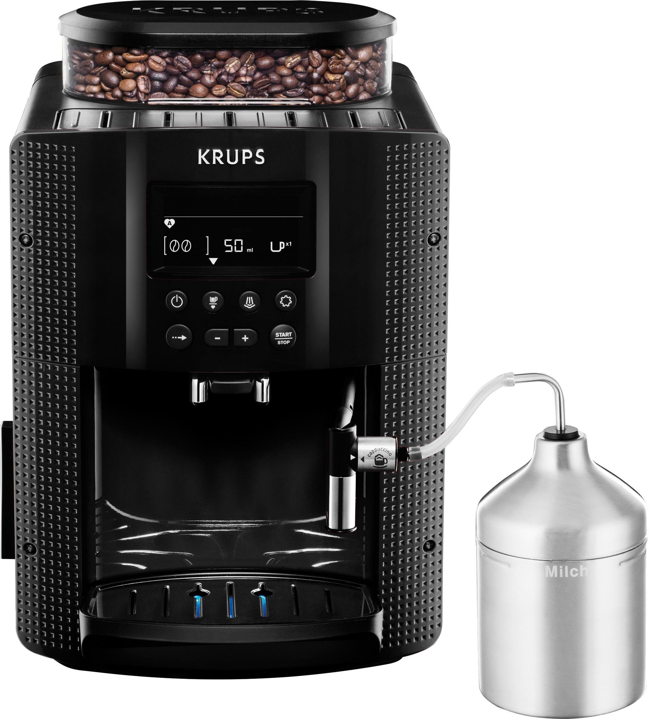 Krups Kaffeevollautomat EA8160 Essential Espresso, Wassertankkapazität: 1,7 Liter, inkl. Auto Cappuccino XS6000 Set – Bild 3