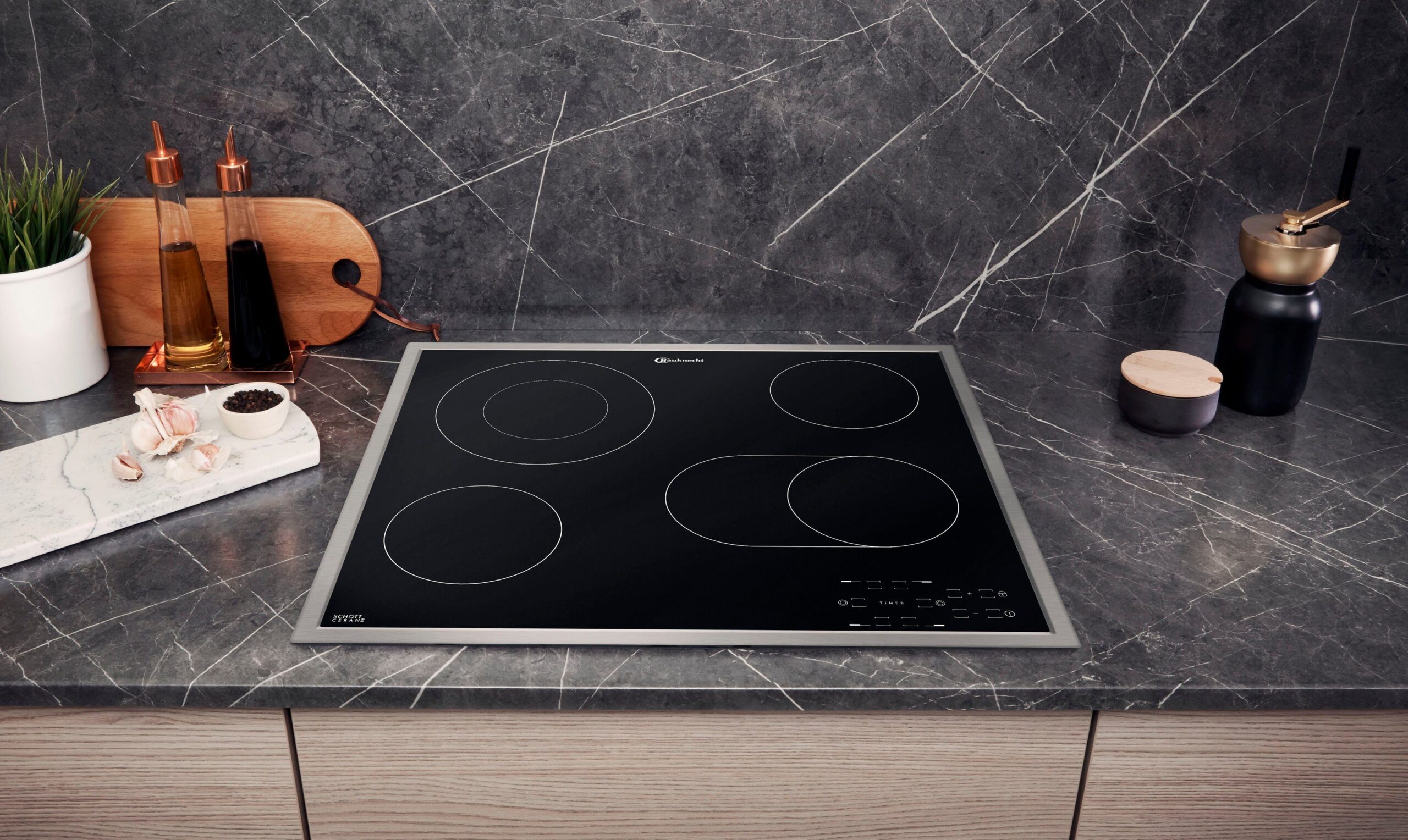 BAUKNECHT Backofen-Set BAKO4 HR6 BLACK, mit 2-fach-Teleskopauszug, Hydrolyse – Bild 15