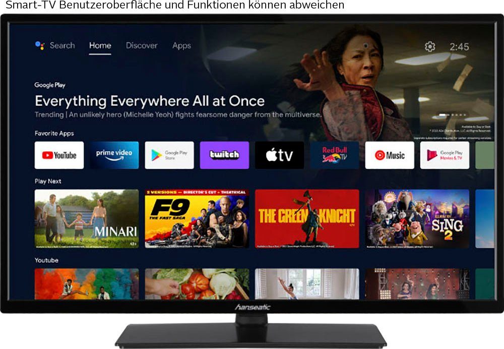 Hanseatic 32H800HDS LED-Fernseher (80 cm/32 Zoll, HD ready, Android TV, Smart-TV) – Bild 2