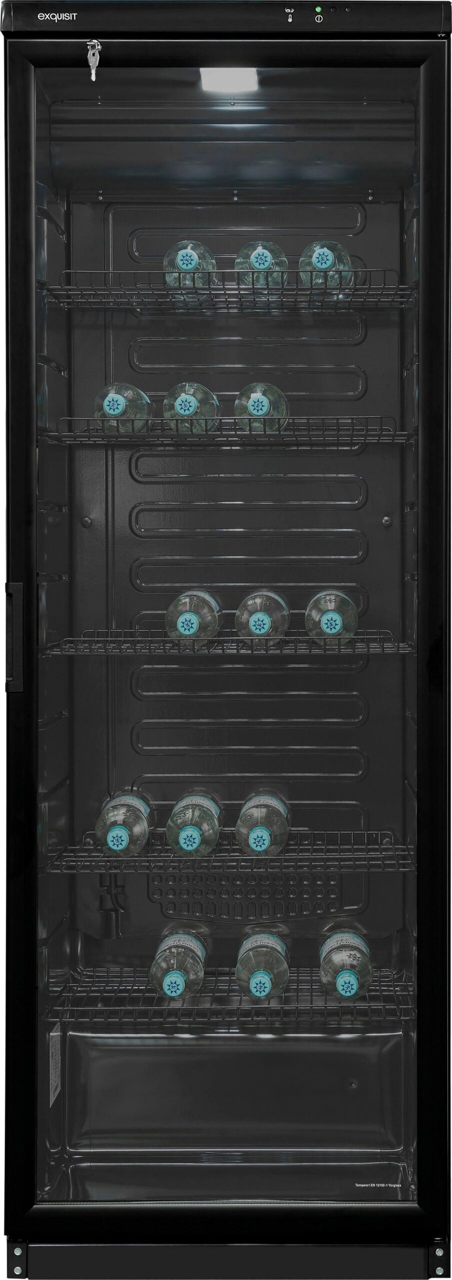 exquisit Getränke- und Dosenkühler GKS350-1-GT-280G,schwarz – Bild 2