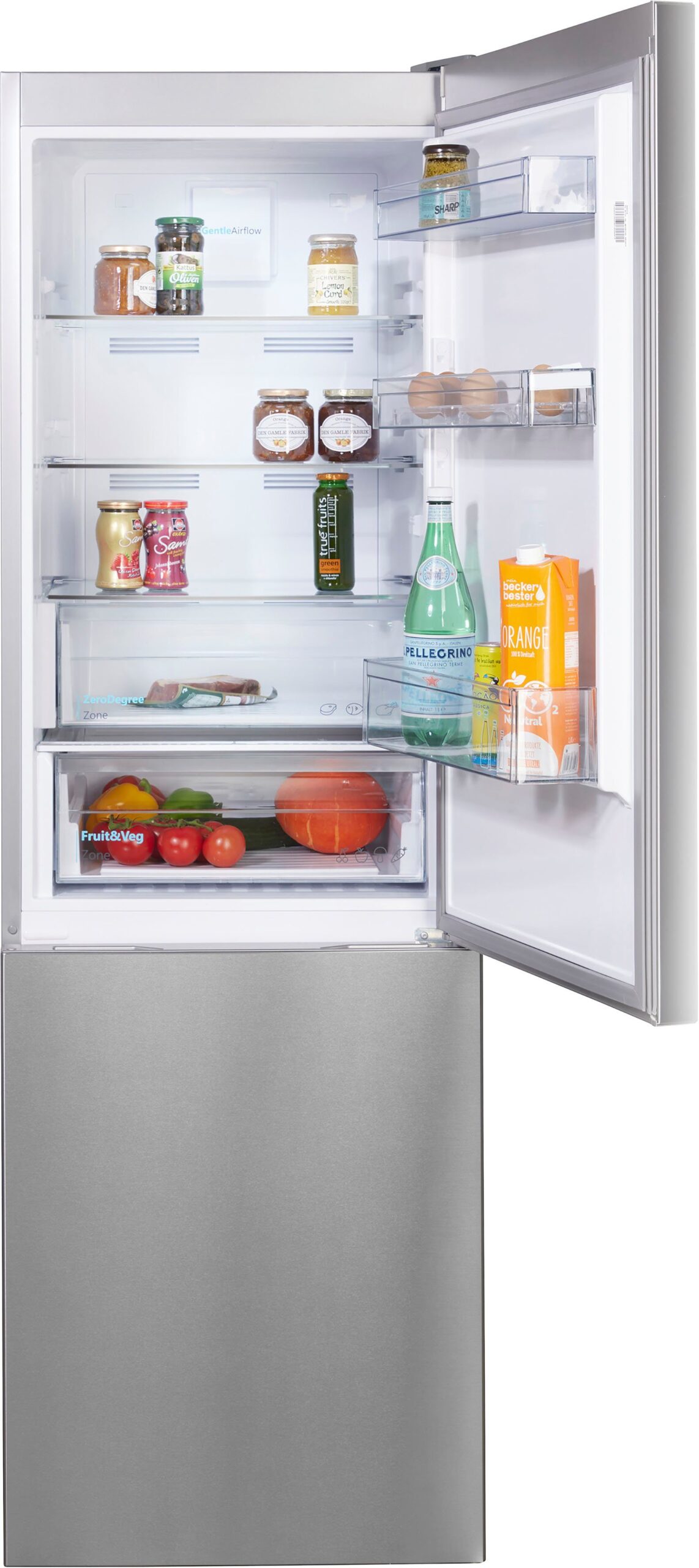 Sharp Kühl-/Gefrierkombination SJ-BA10IEXIC-EU, 186 cm hoch, 59,5 cm breit – Bild 6