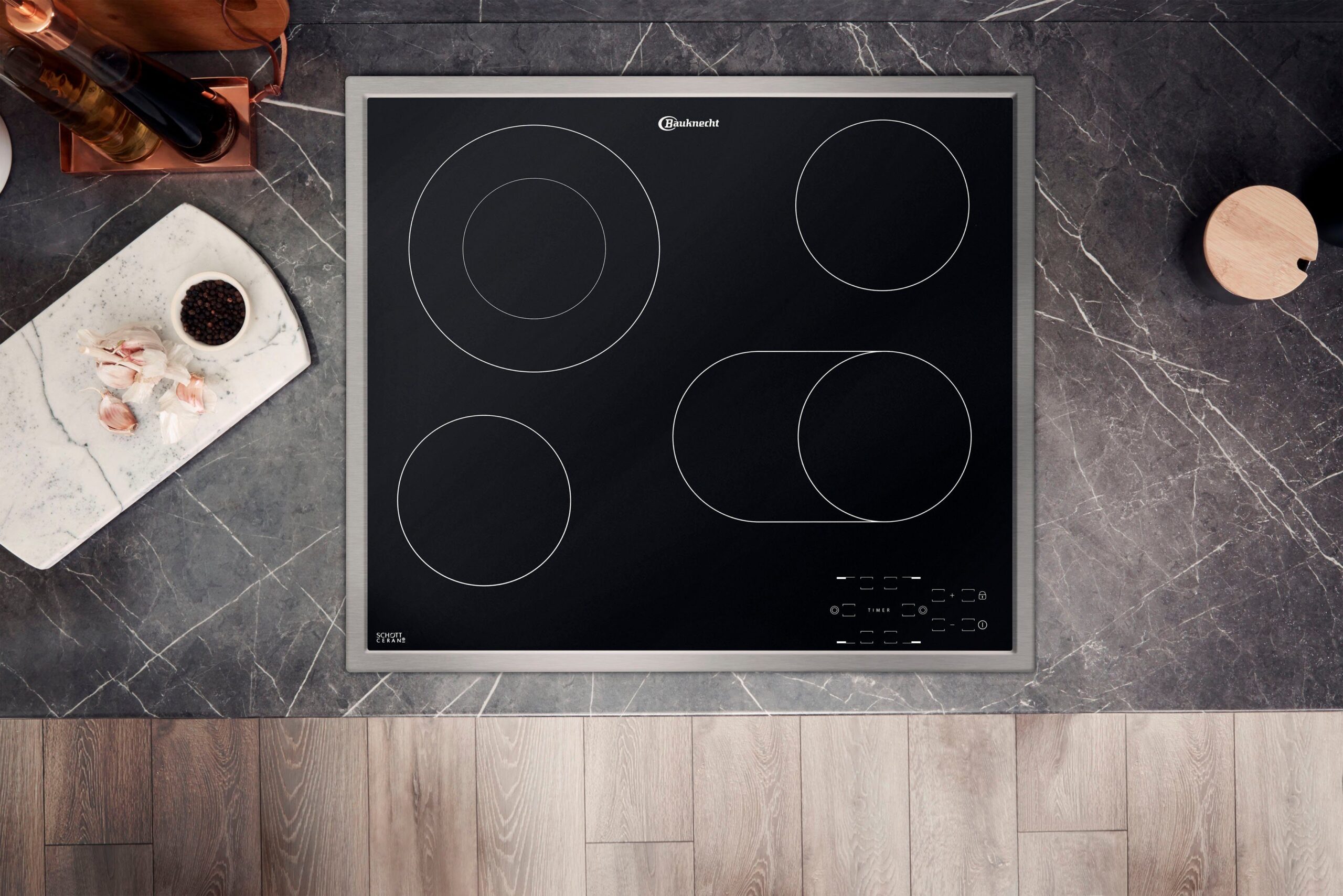 BAUKNECHT Backofen-Set BAKO4 HR6 BLACK, mit 2-fach-Teleskopauszug, Hydrolyse – Bild 14