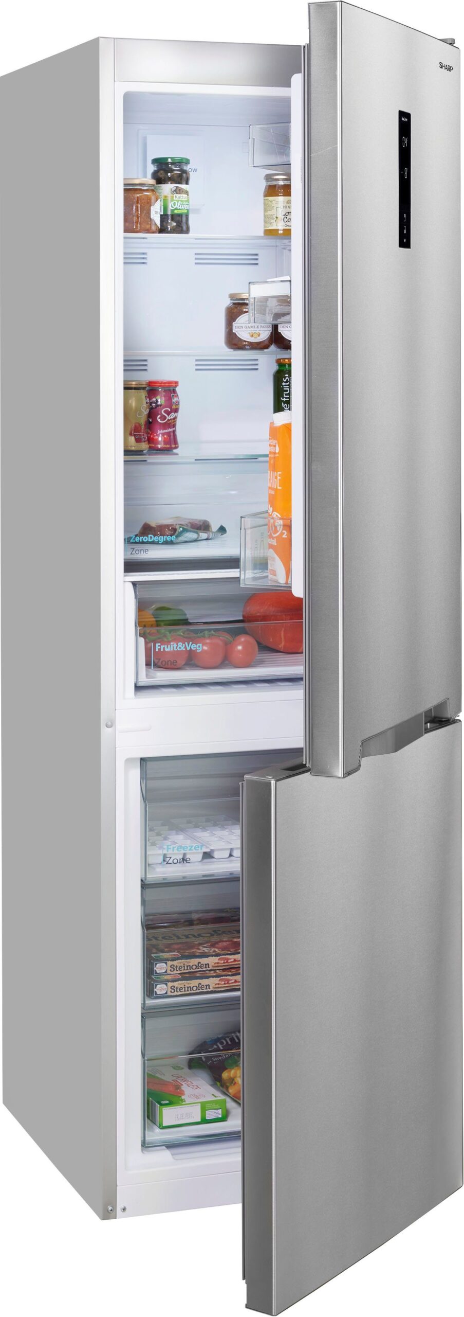 Sharp Kühl-/Gefrierkombination SJ-BA10IEXIC-EU, 186 cm hoch, 59,5 cm breit – Bild 9