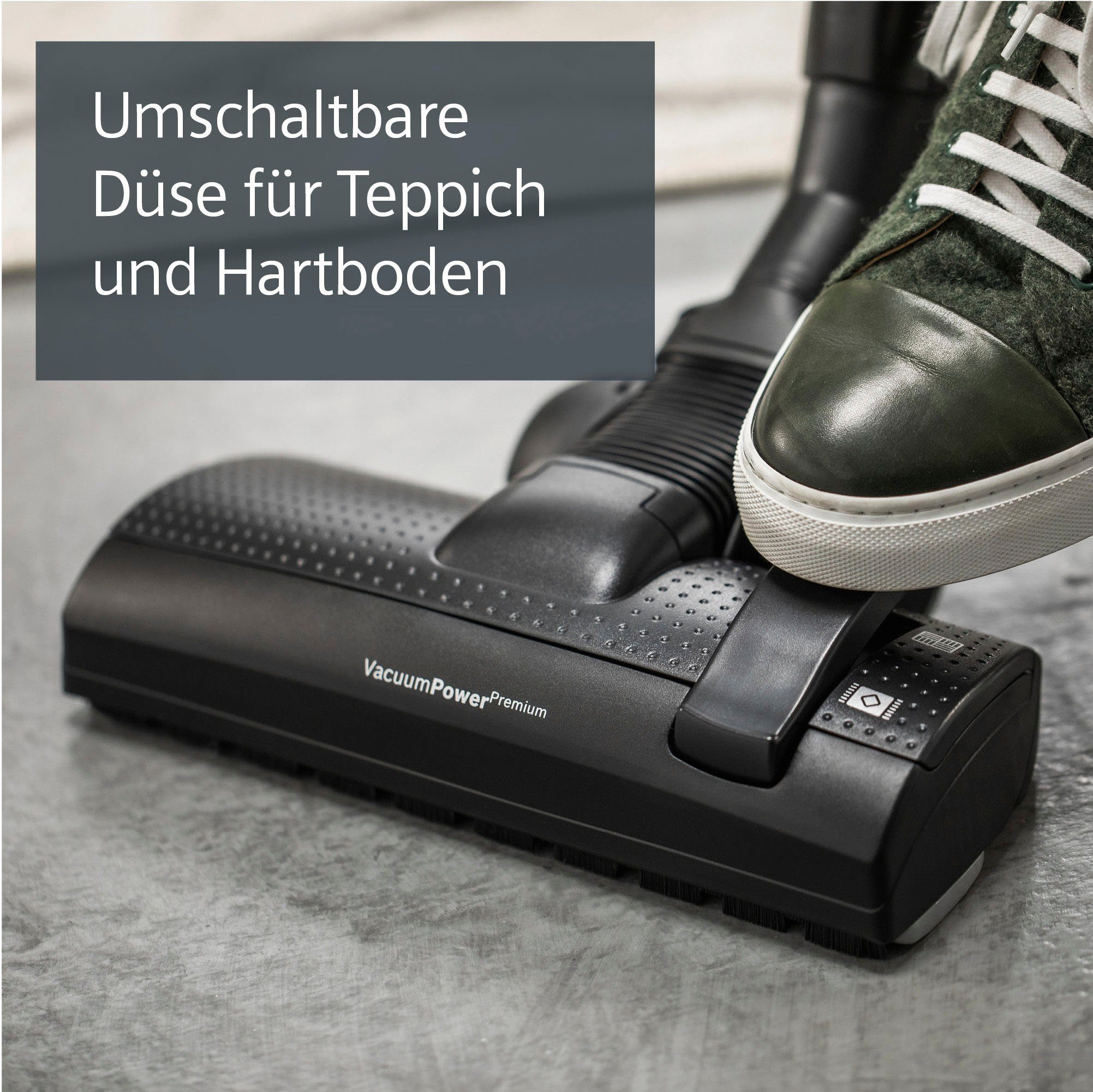 SIEMENS Bodenstaubsauger extreme silencePower VSQ5X1230, schwarz, 850 W, mit Beutel, starke Saugleistung, ideal für Allergiker – Bild 7