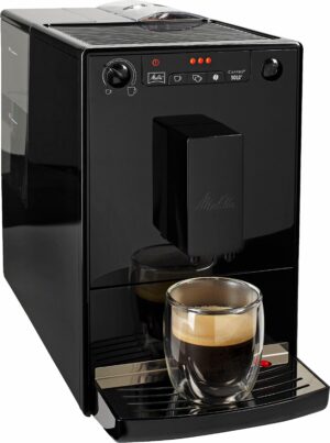 Melitta Kaffeevollautomat Solo® E950-222, pure black, aromatischer Kaffee & Espresso bei nur 20 cm Breite