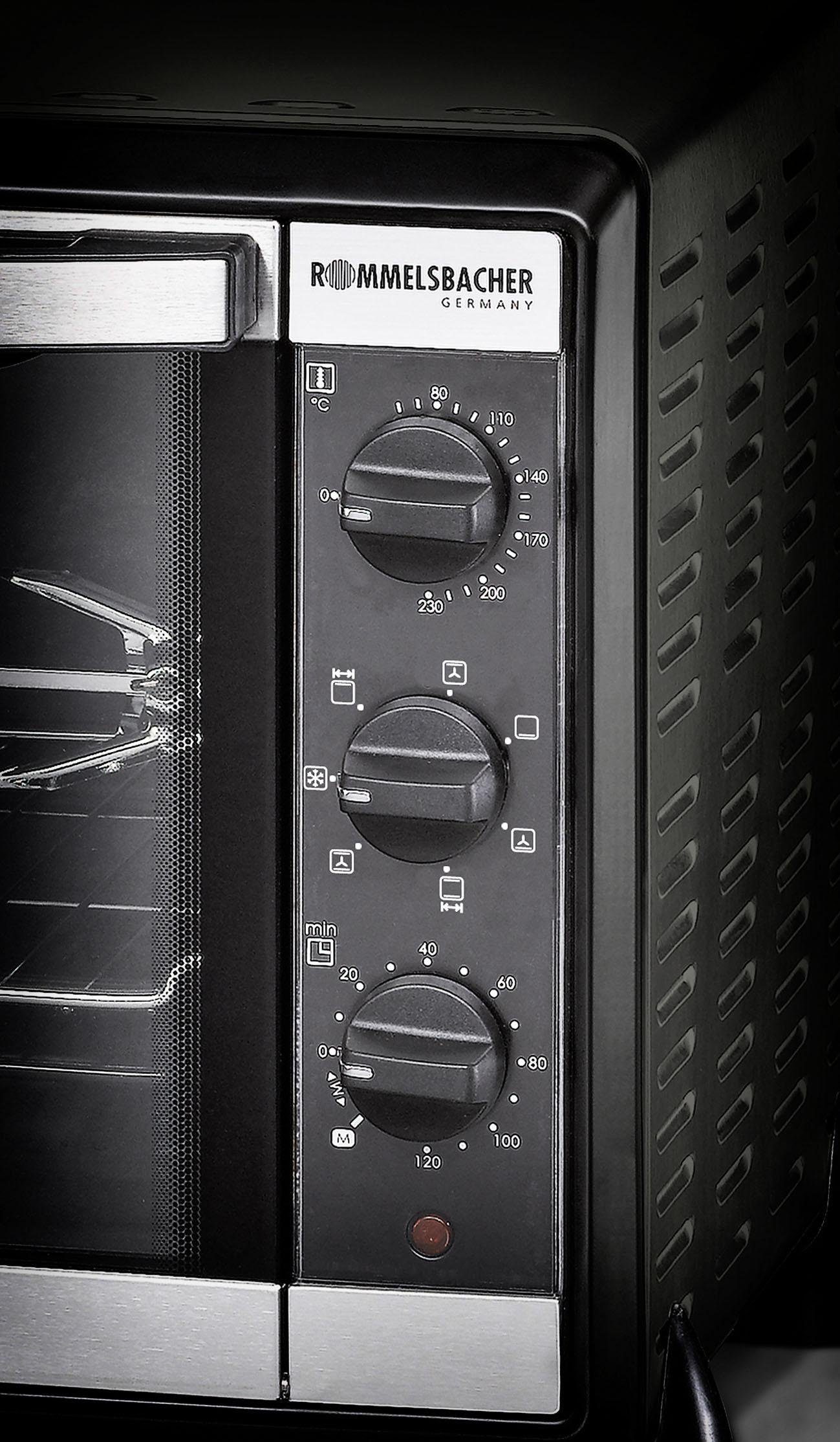 Rommelsbacher Minibackofen BG 1550 Back/Grill-Ofen – Bild 9