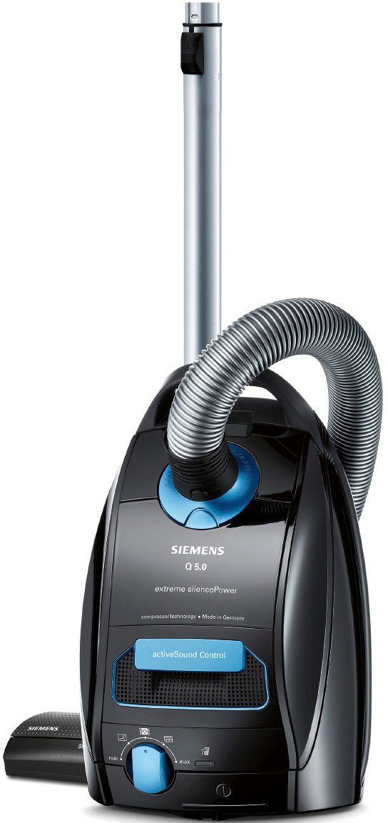 SIEMENS Bodenstaubsauger extreme silencePower VSQ5X1230, schwarz, 850 W, mit Beutel, starke Saugleistung, ideal für Allergiker – Bild 17
