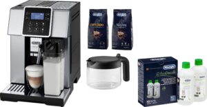 De'Longhi Kaffeevollautomat ESAM 428.80.SB PERFECTA EVO, inkl. Kaffeekanne im Wert von UVP € 29,99 + Pflegeset UVP € 31,99