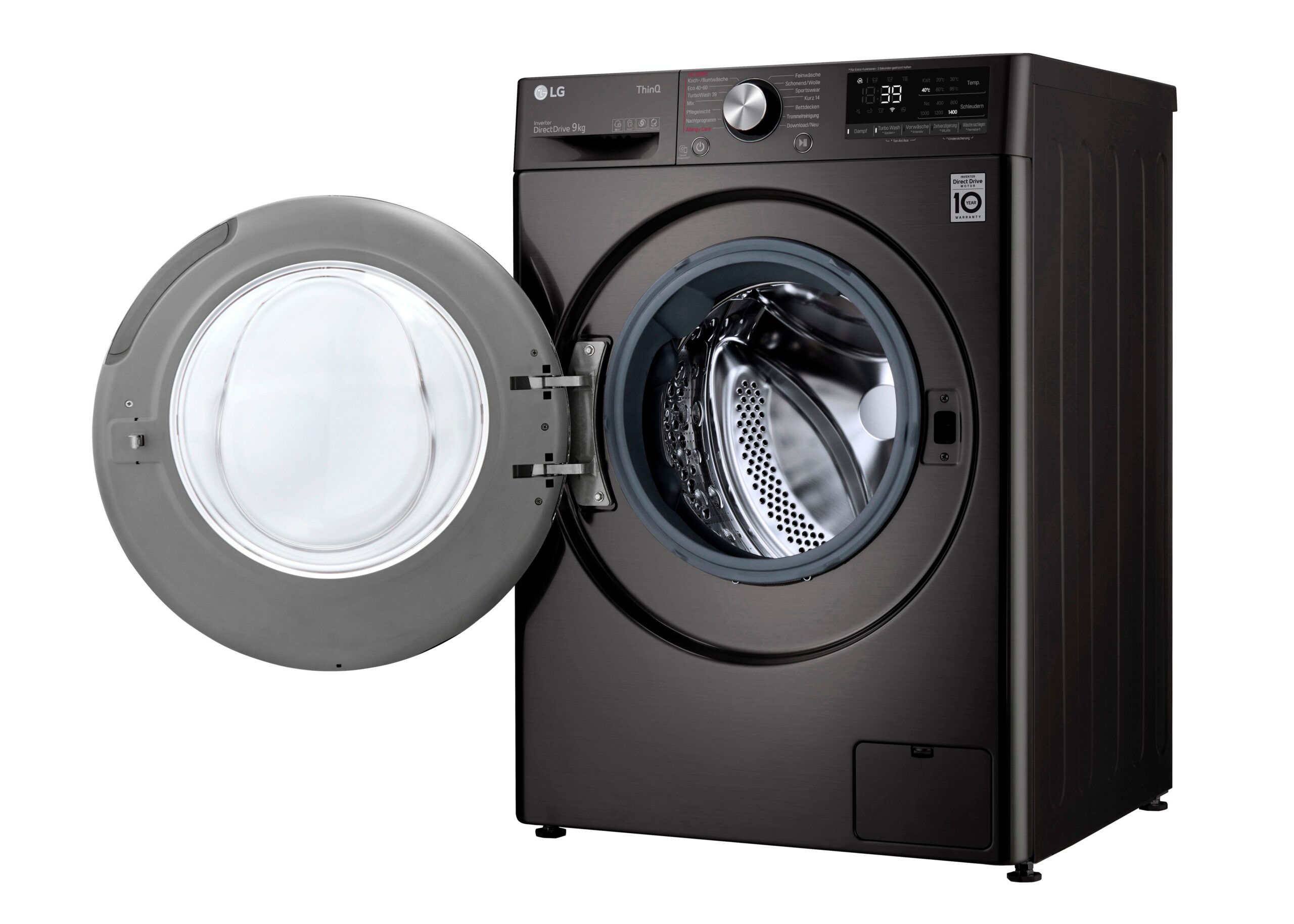 LG Waschmaschine F4WV709P2BA, 9 kg, 1400 U/min, TurboWash® - Waschen in nur 39 Minuten – Bild 5