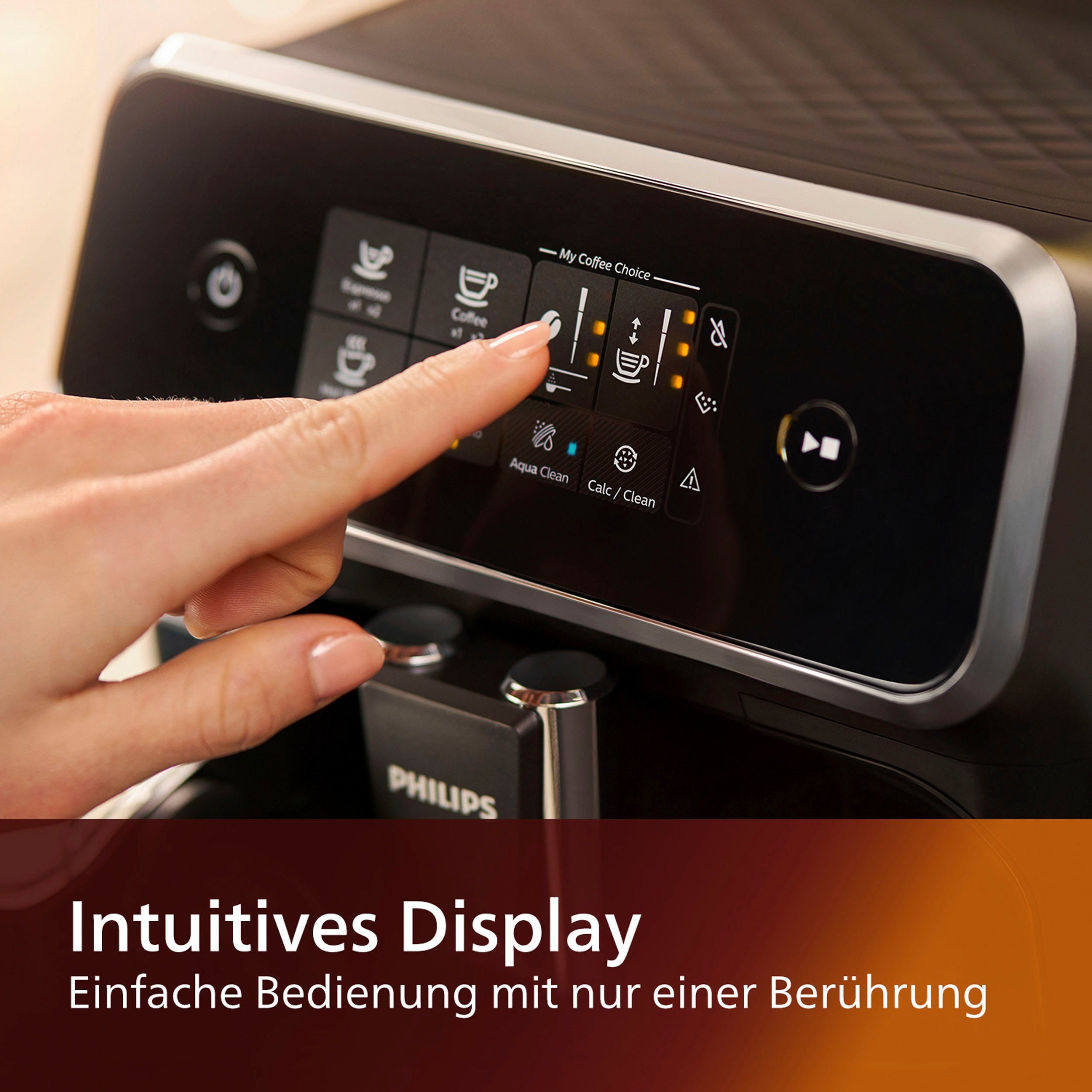 Philips Kaffeevollautomat 2200 Serie EP2231/40 LatteGo, klavierlackschwarz – Bild 11