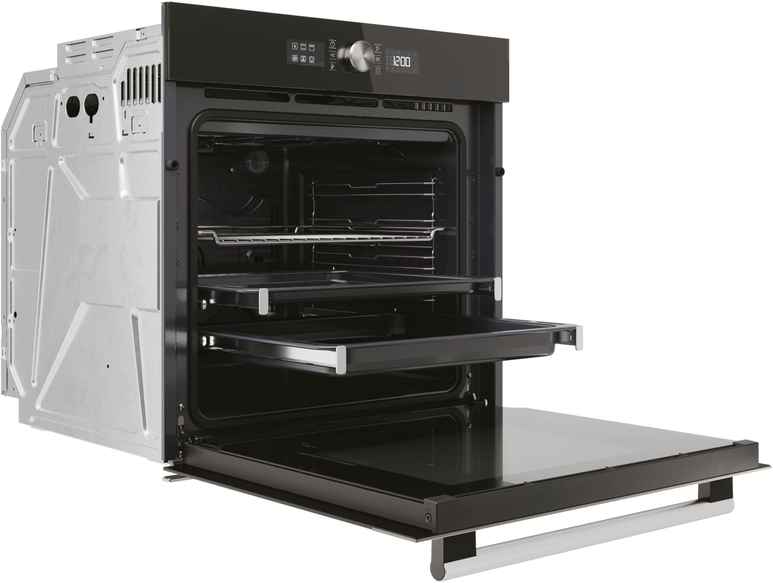 BAUKNECHT Backofen-Set BAKO4 HI6 BLACK, mit 2-fach-Teleskopauszug, Hydrolyse – Bild 13