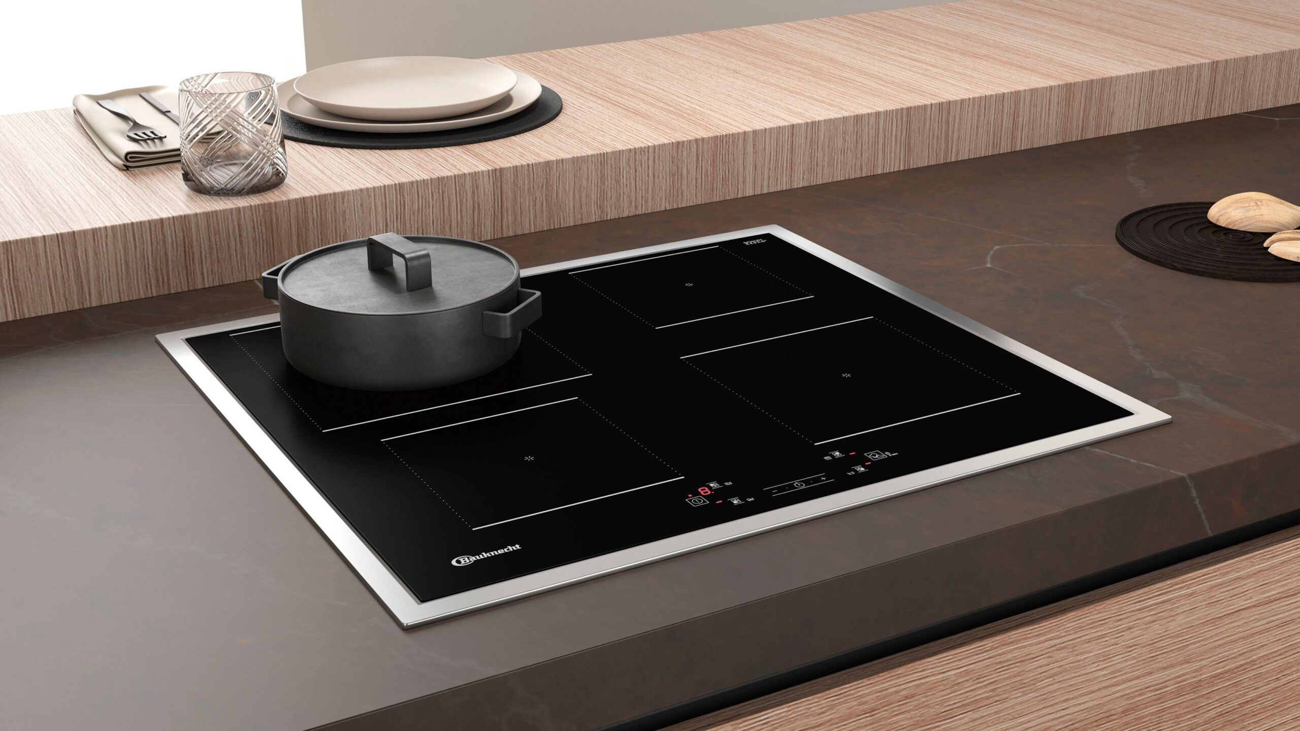 BAUKNECHT Backofen-Set BAKO4 HI6 BLACK, mit 2-fach-Teleskopauszug, Hydrolyse – Bild 16