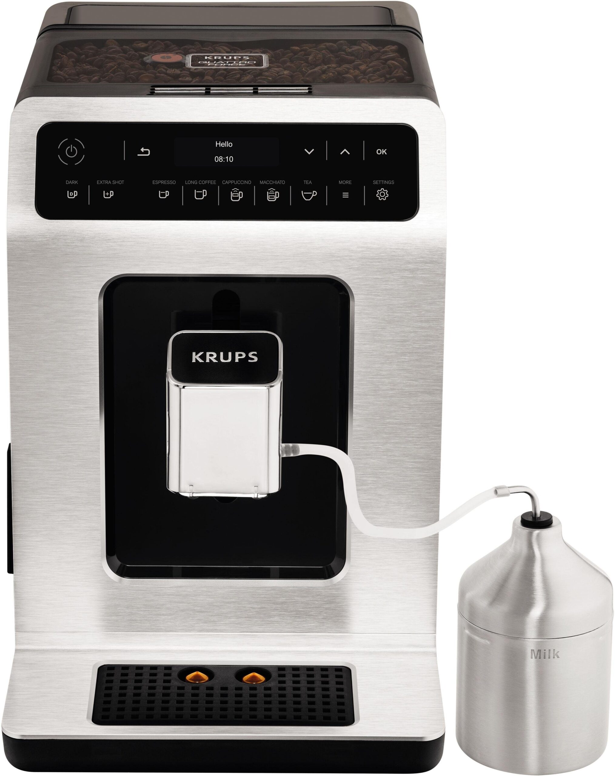 Krups Kaffeevollautomat EA891D Evidence, 12 Kaffee- und 3 Tee-Variationen, OLED-Display und Touchscreen – Bild 12