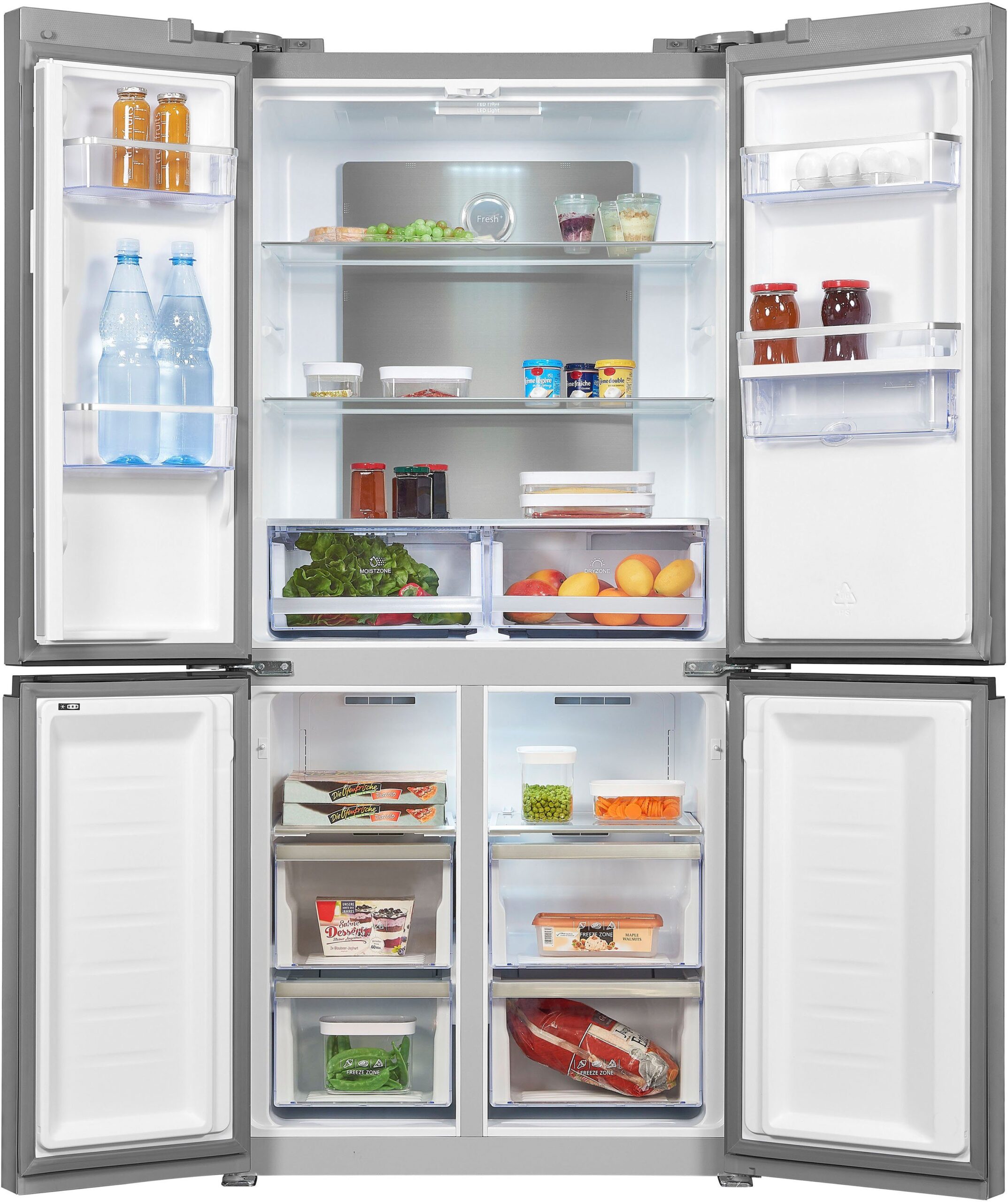 exquisit Multi Door MD430-100-WS-200E inoxlook-az, 183,0 cm hoch, 83,6 cm breit – Bild 5