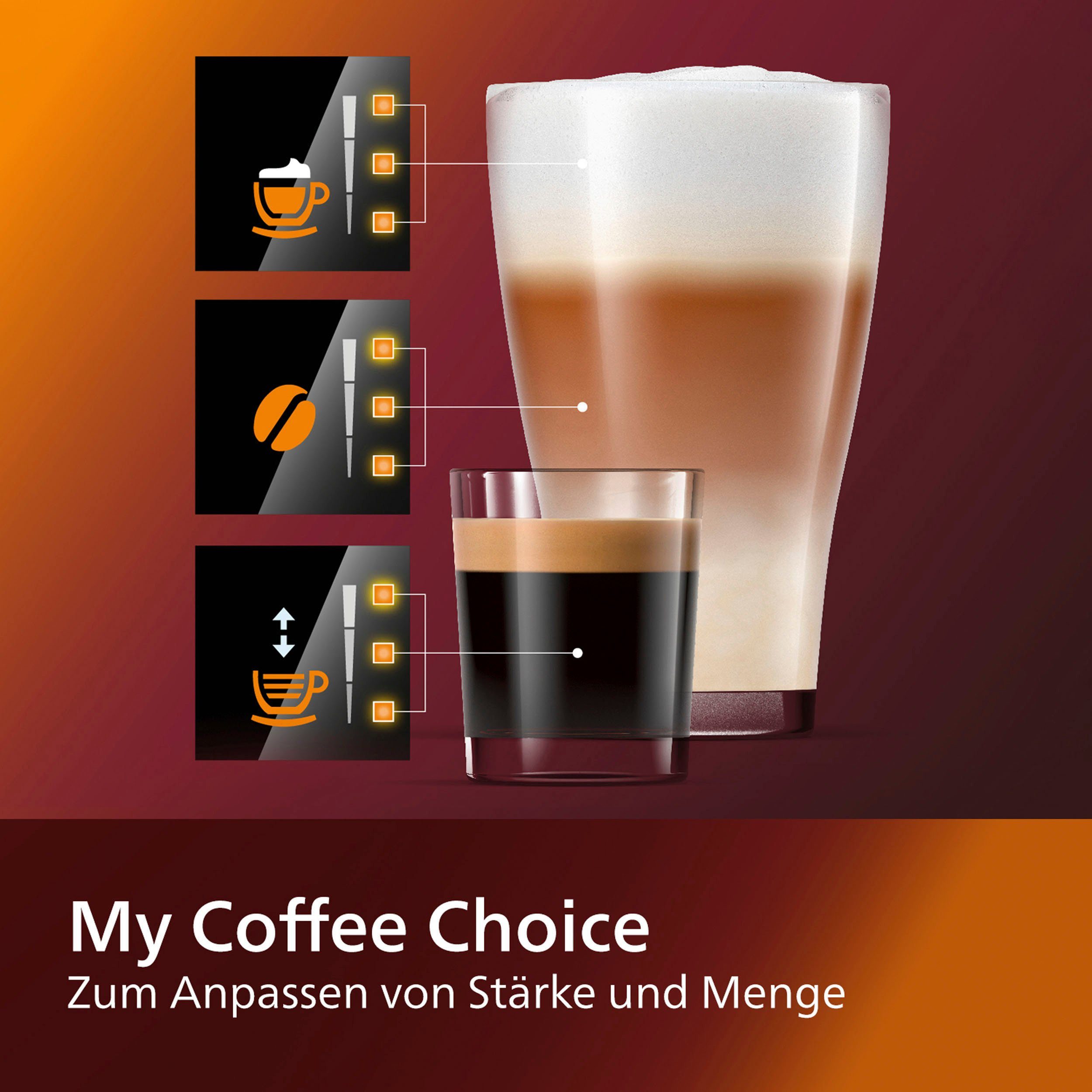 Philips Kaffeevollautomat 2200 Serie EP2231/40 LatteGo, klavierlackschwarz – Bild 10