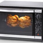 Rommelsbacher Minibackofen Back & Grill Ofen BG 1805/E, für Backformen bis 31,5 cm Ø