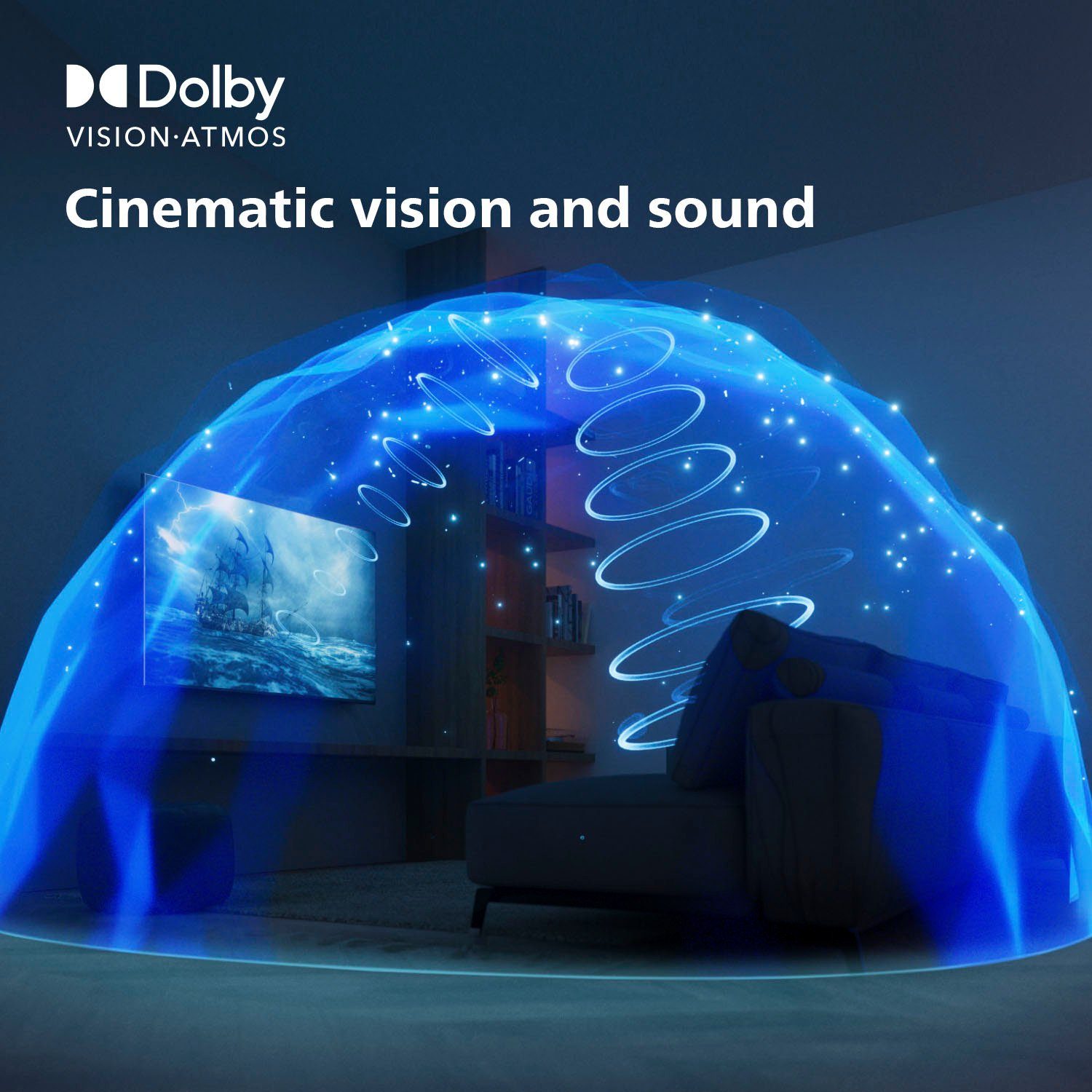 Philips 50PUS7608/12 LED-Fernseher (126 cm/50 Zoll, 4K Ultra HD, Smart-TV) – Bild 5