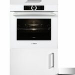 BOSCH Einbaubackofen Serie 8 HBG635B, mit Teleskopauszug nachrüstbar, ecoClean Direct, mit Pizzastufe