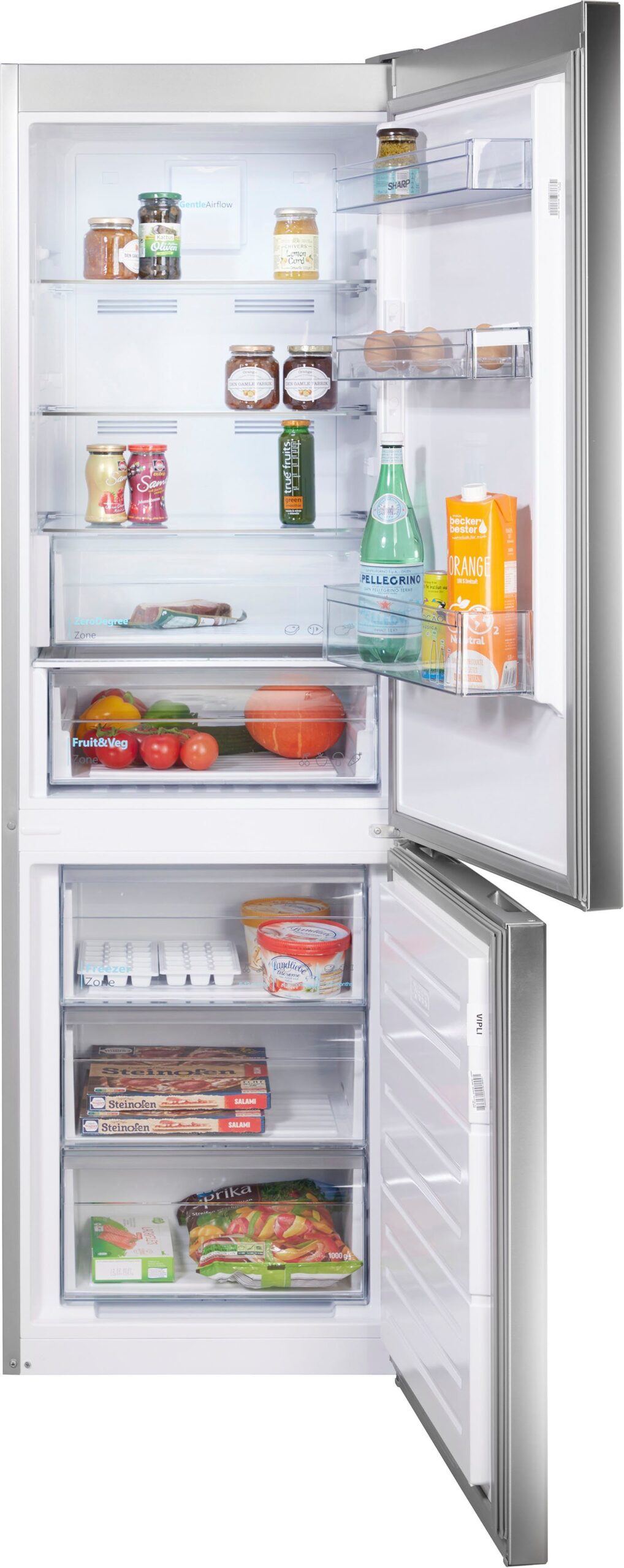 Sharp Kühl-/Gefrierkombination SJ-BA10IEXIC-EU, 186 cm hoch, 59,5 cm breit – Bild 8