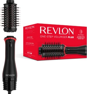 Revlon Warmluftbürste One-Step Volumiser Plus RVDR5298E, Abnehmbarer Kopf, Keramik Titan Platte
