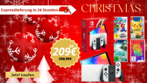 Nintendo Switch, OLED-Modell + 4 spiele